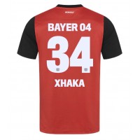 Maglia Calcio Bayer Leverkusen Granit Xhaka #34 Prima Divisa 2024-25 Manica Corta